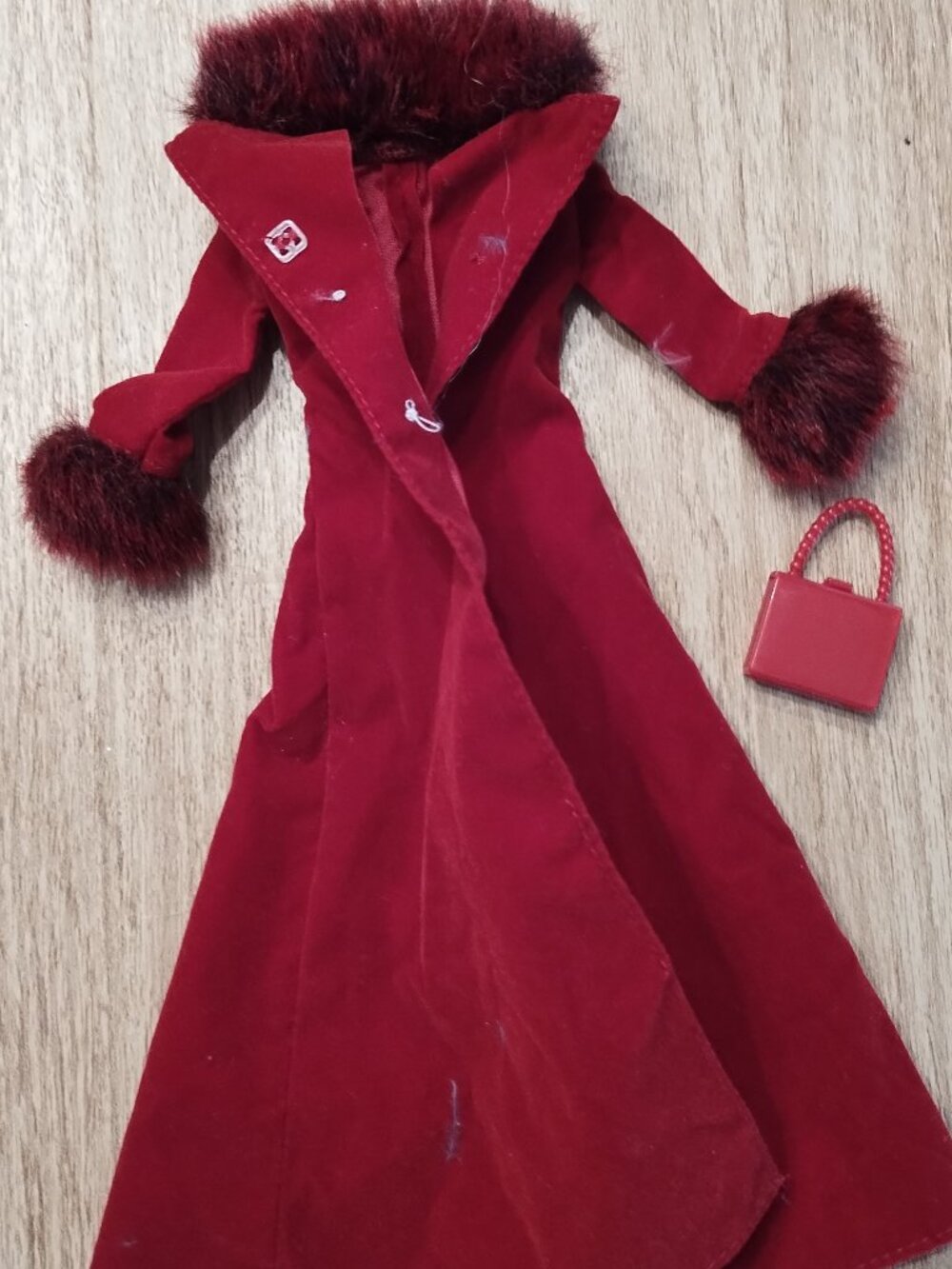 Barbie Red Coat and bag